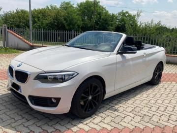 Usata BMW 218 Advantage 150 CV (110 kW) 2016 Bianco Cabrio