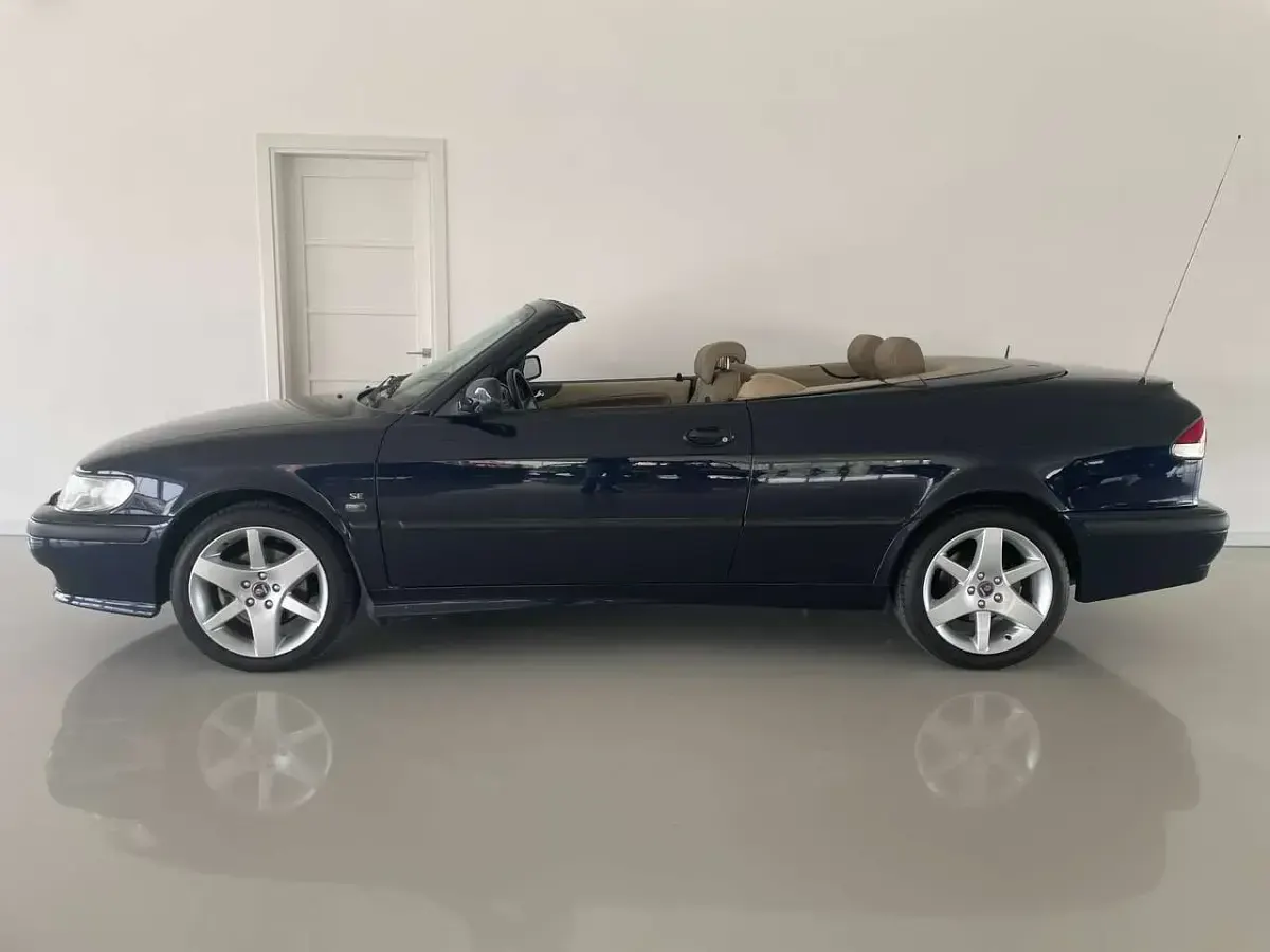Usata Saab 9-3 Anniversary 150 CV (110 kW) 2002 Blu/azzurro Cabrio