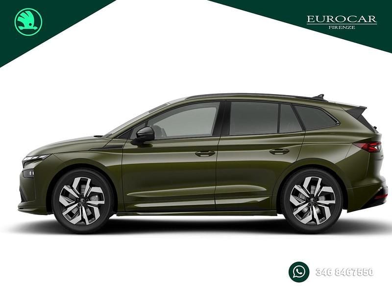 Nuova Skoda Enyaq iV SportLine 88 kW (121 CV) 2025 Verde olibo metallizzato SUV