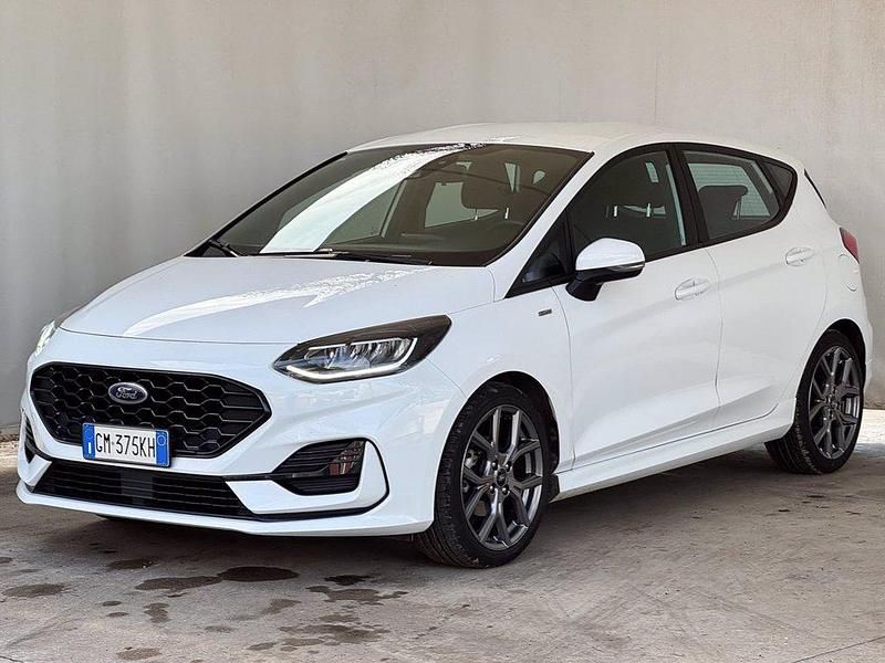 Bianco Usata 2022 Ford Fiesta ST-Line Tre volumi | 13.720 € (Buon prezzo) - Immagine 1/4