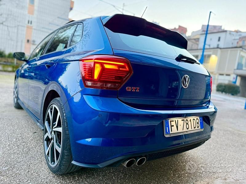 Usata VW Polo GTI 200 CV (147 kW) 2020 Blu Utilitaria