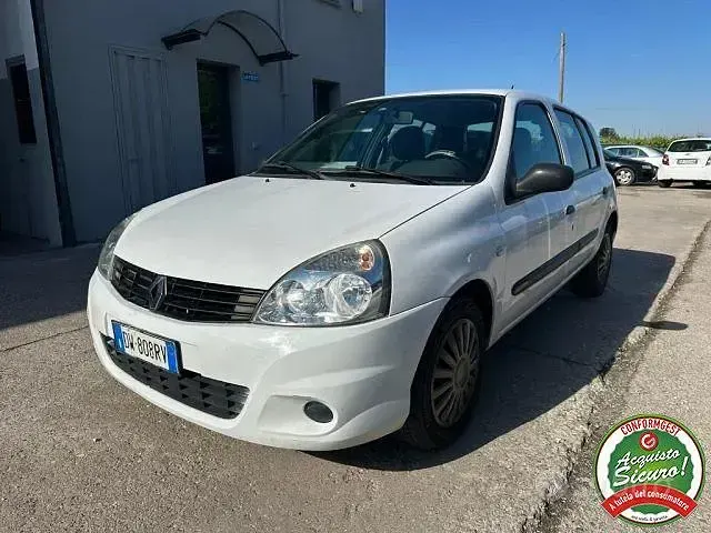 Brugt Renault Clio II 75 HK (55 kW) 2010 Hvid Sedan