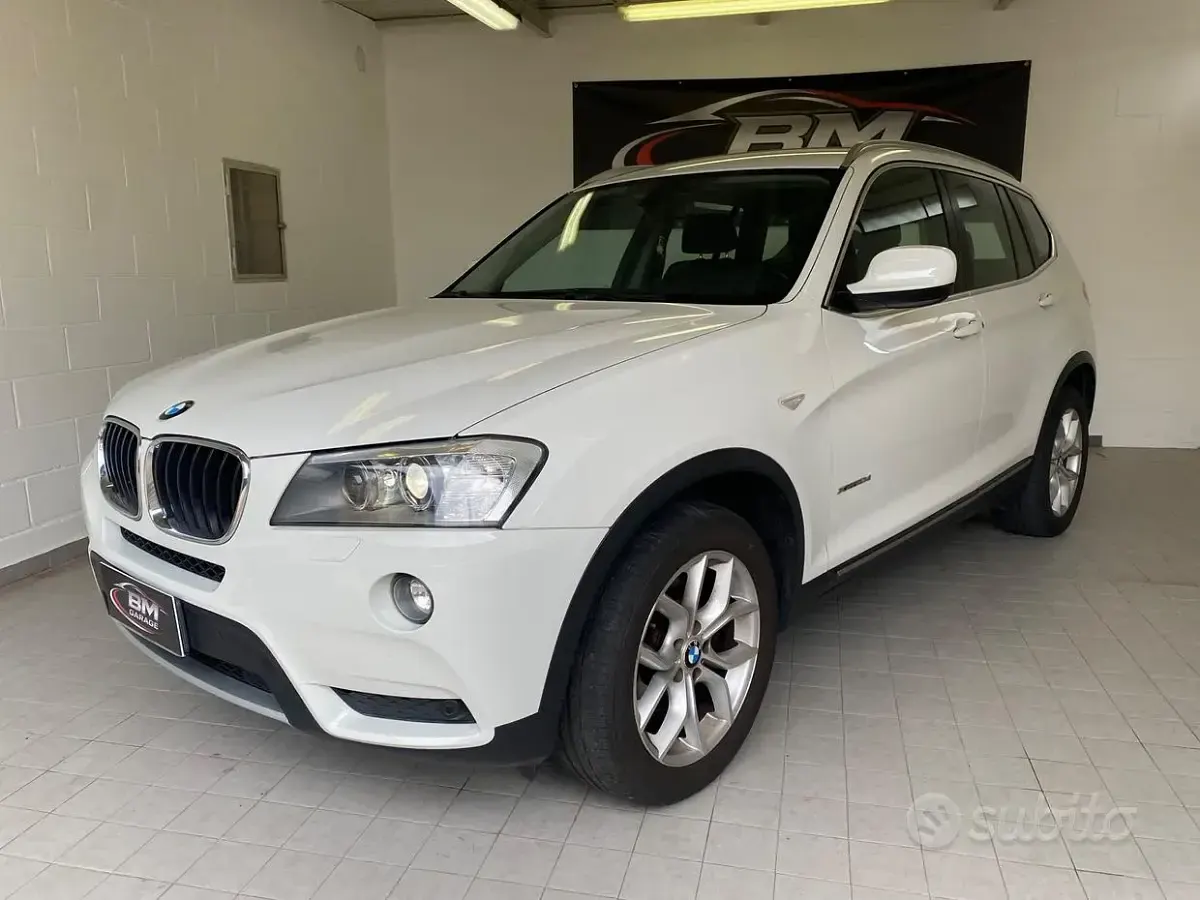 Usata BMW X3 Efficient Dynamics 184 CV (135 kW) 2014 Bianco SUV