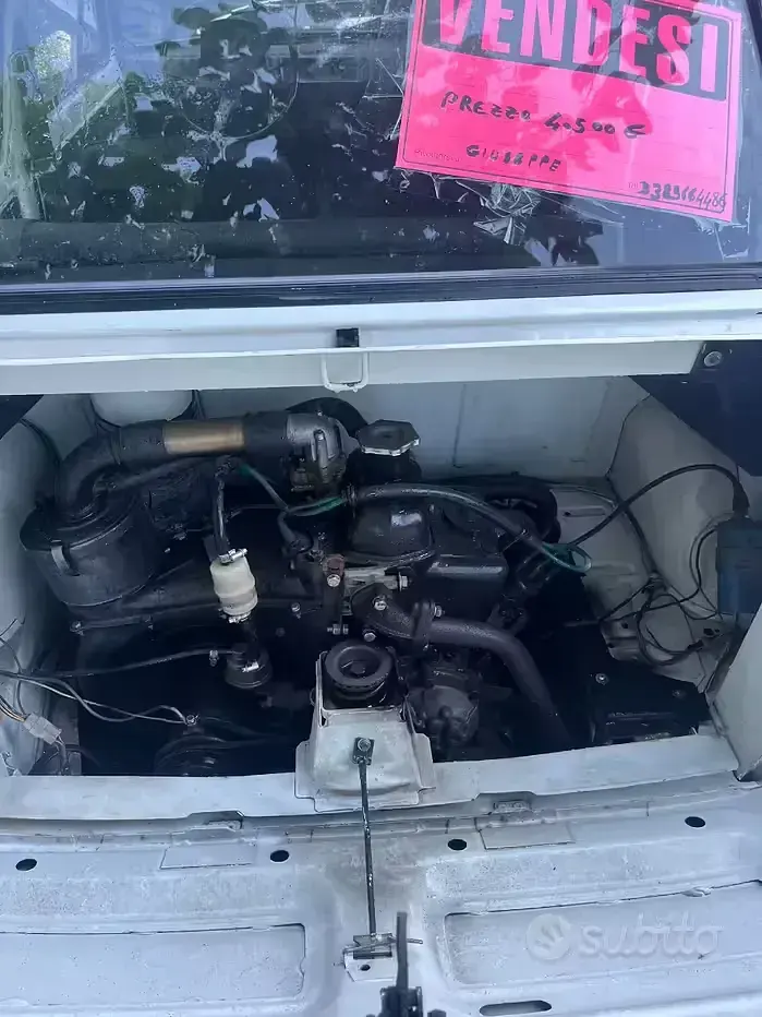 Usata Fiat 126 1970 Bianco Utilitaria