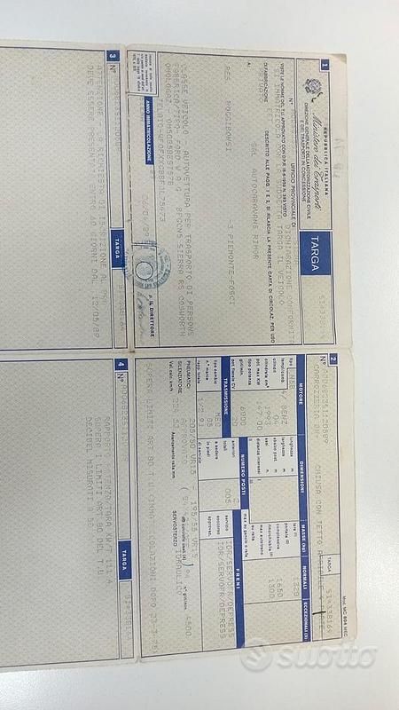 Usata Ford Sierra 1989 Bianco Berlina