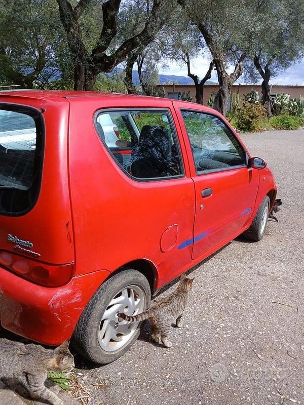 Usata Fiat 600 1999 Rosso Utilitaria