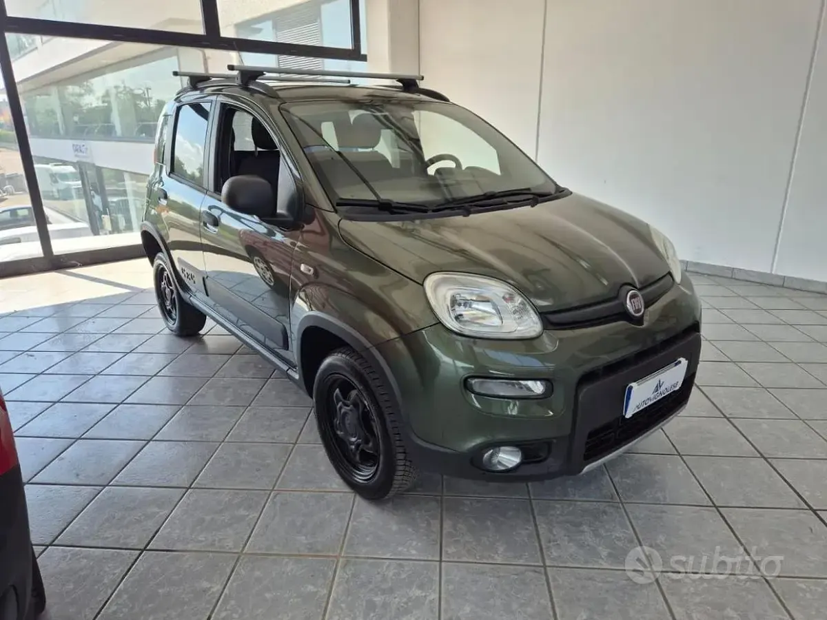 Usata Fiat Panda 4x4 S 95 CV (69 kW) 2018 Verde Utilitaria