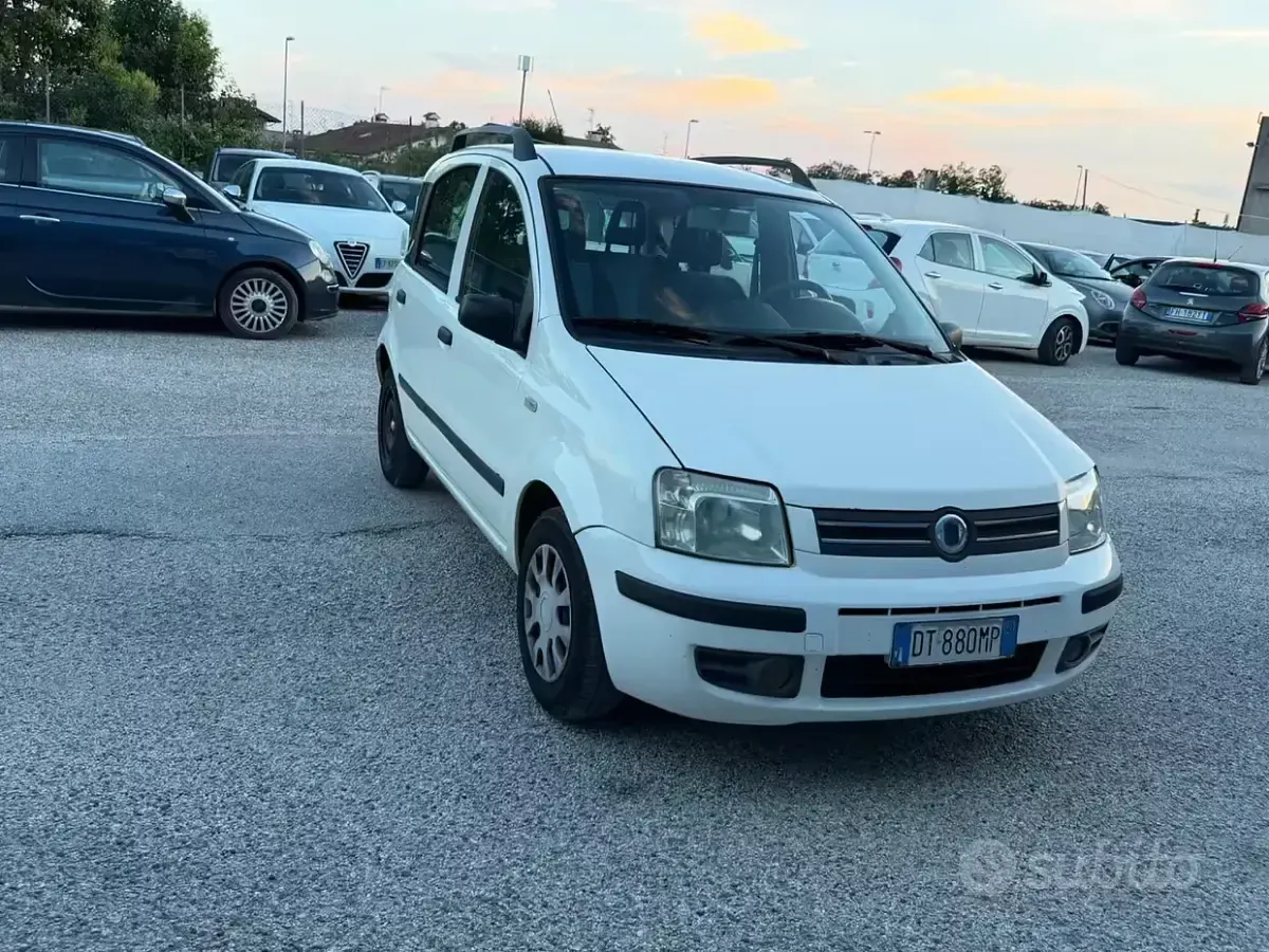 Usata Fiat Panda Emotion 60 CV (44 kW) 2009 Bianco Utilitaria