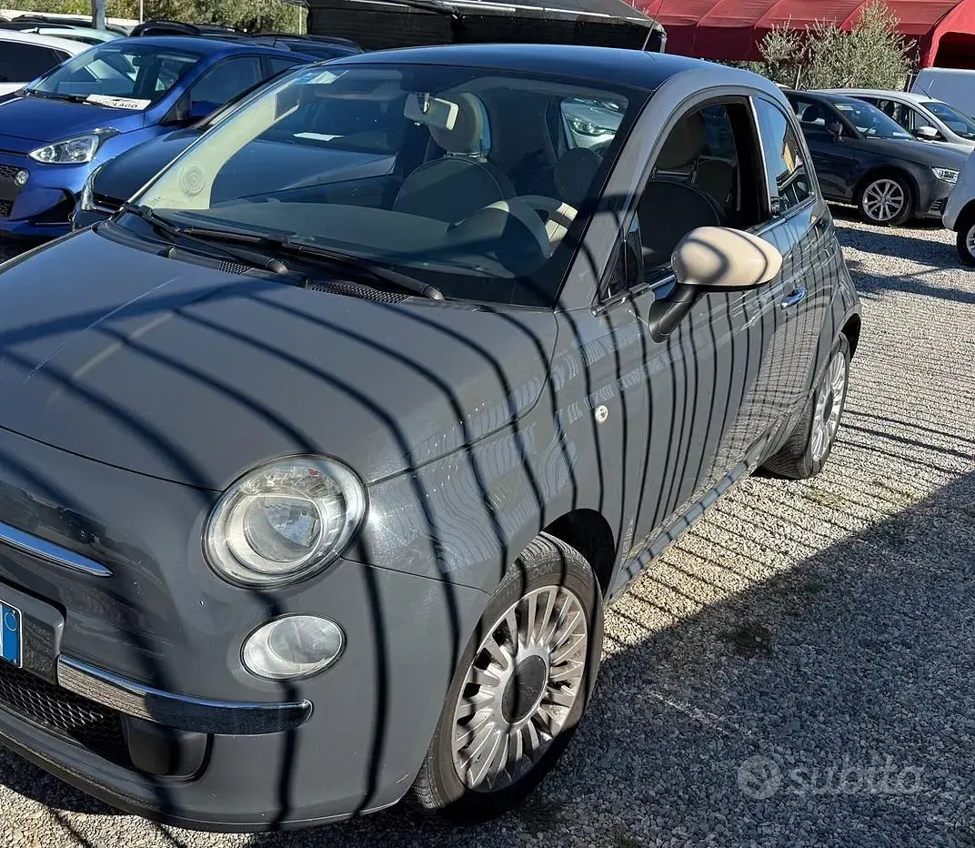 Usata Fiat 500 Lounge 69 CV (50 kW) 2011 Grigio Berlina