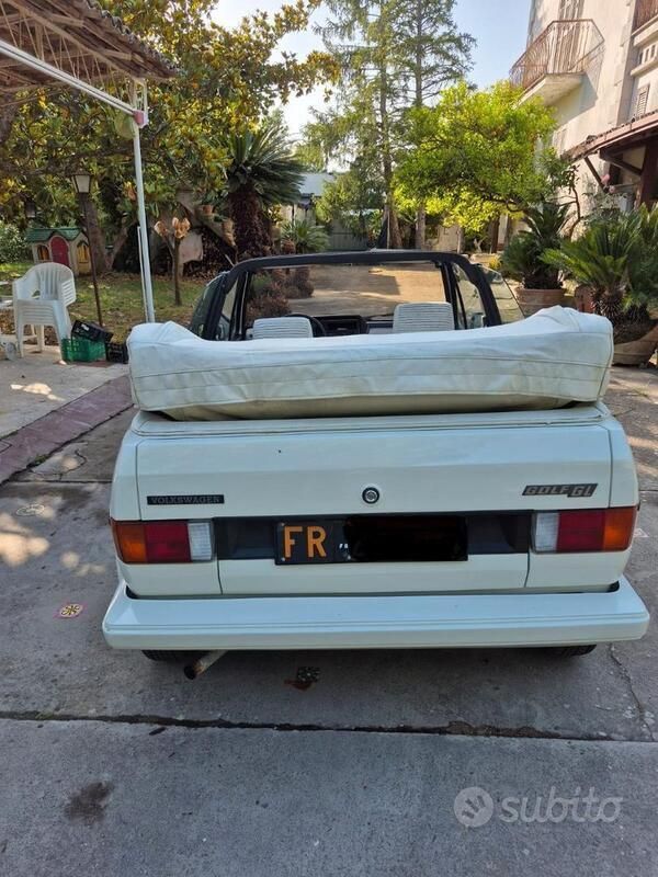 Usata VW Golf Cabriolet 1983 Bianco Cabrio