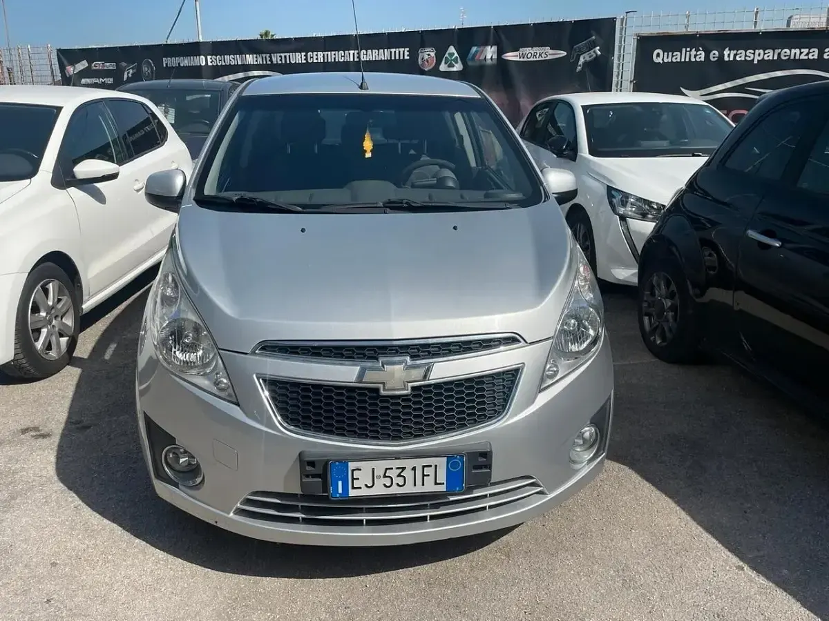 Usata Chevrolet Spark LT 68 CV (50 kW) 2011 Argento Utilitaria