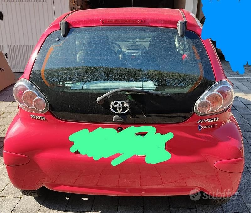 Usata Toyota Aygo 2014 Rosso Utilitaria