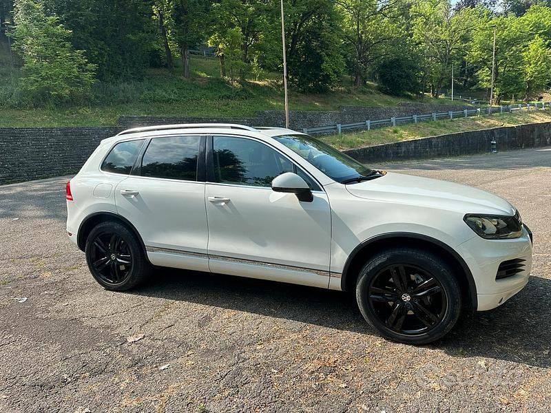 Usata VW Touareg Terrain Tech 245 CV (180 kW) 2014 Bianco SUV