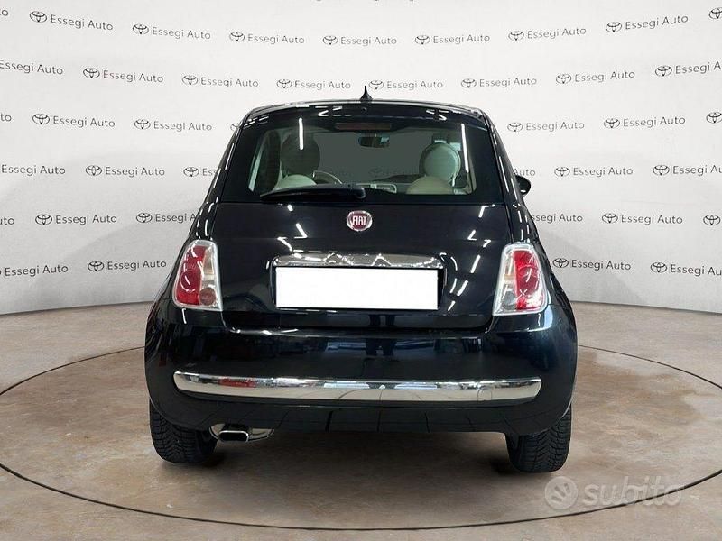 Usata Fiat 500 Lounge 69 CV (50 kW) 2015 Nero Utilitaria