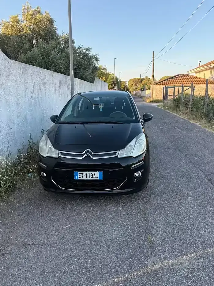 Usata Citroën C3 68 CV (50 kW) 2013 Nero Berlina
