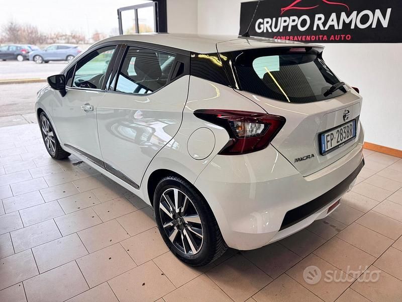 Usata Nissan Micra 71 CV (52 kW) 2018 Bianco Utilitaria