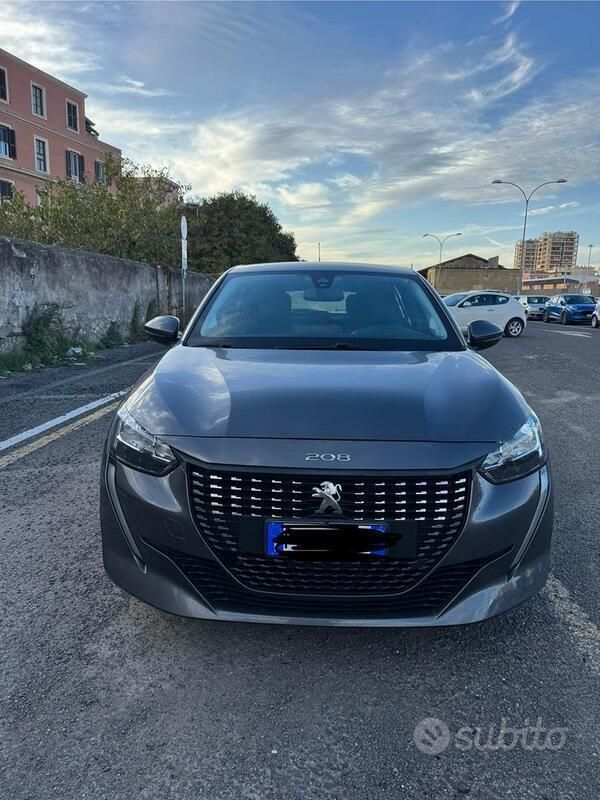 Usata Peugeot 208 Active 75 CV (55 kW) 2020 Grigio Utilitaria