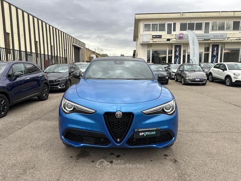 Usata Alfa Romeo Stelvio Veloce 280 CV (205 kW) 2022 Blu/azzurro SUV