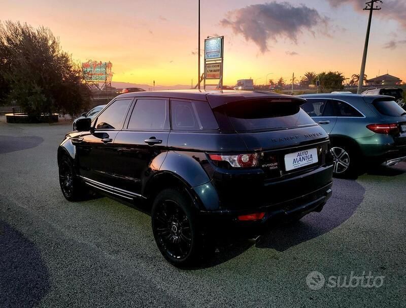 Usata Land Rover Range Rover evoque 190 CV (139 kW) 2012 Nero SUV