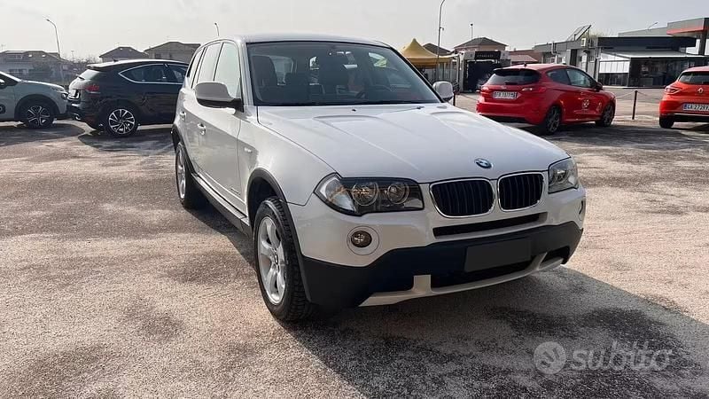 Usata BMW X3 Efficient Dynamics 177 CV (130 kW) 2009 Bianco SUV