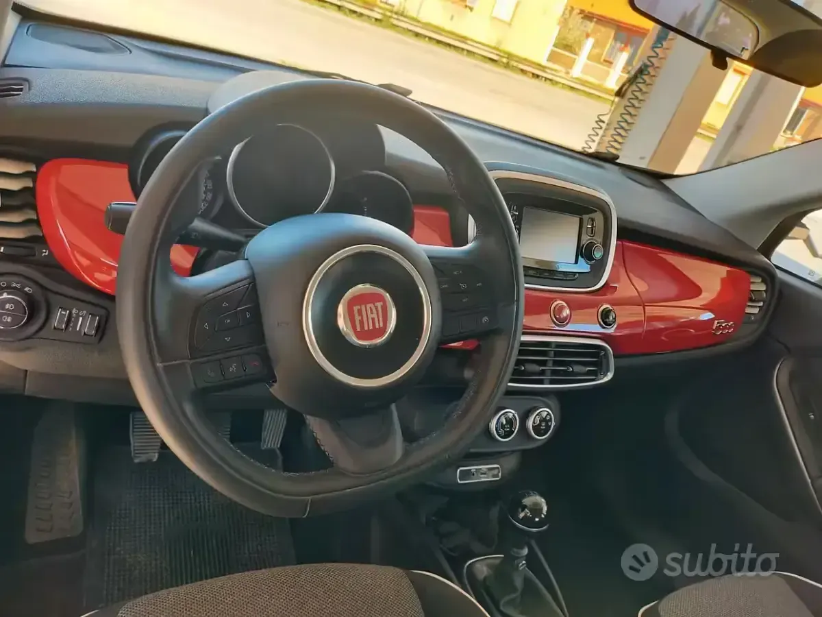 Usata Fiat 500X Lounge 95 CV (69 kW) 2017 Rosso SUV