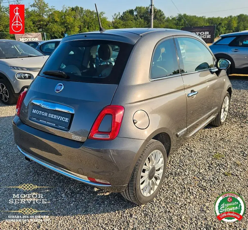 Usata Fiat 500 Lounge 69 CV (50 kW) 2017 Grigio Berlina