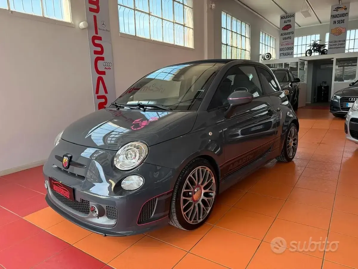 Usata Abarth 595C Turismo 160 CV (117 kW) 2015 Grigio Cabrio