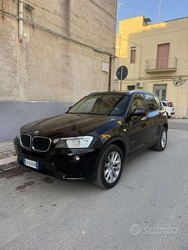 Usata BMW X3 190 CV (139 kW) 2012 Nero SUV