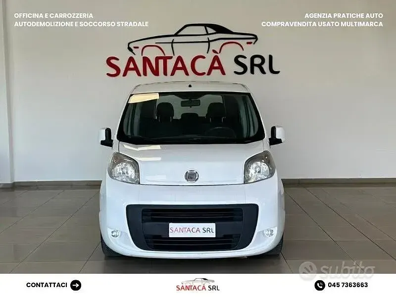 Usata Fiat Qubo Active 75 CV (55 kW) 2010 Bianco Monovolume