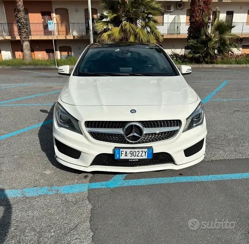 Usata Mercedes CLA220 AMG 177 CV (130 kW) 2016 Bianco Berlina