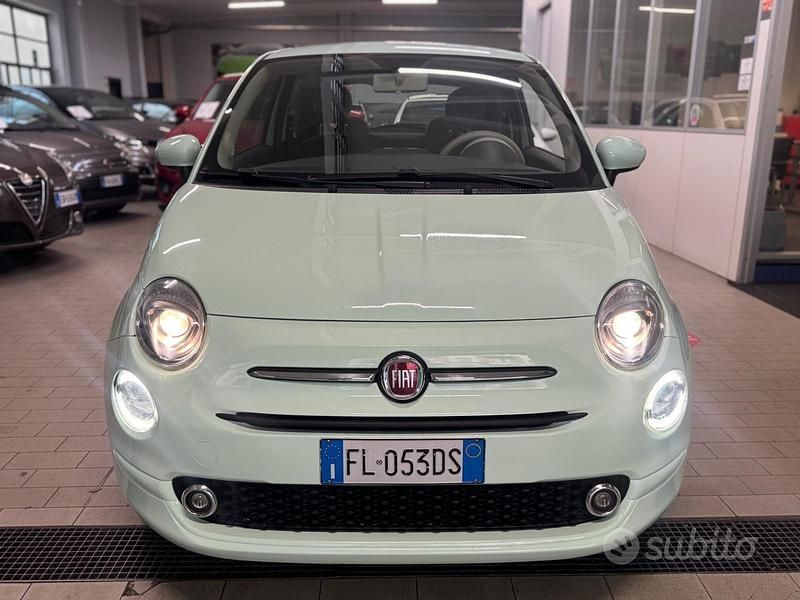 Usata Fiat 500 69 CV (50 kW) 2017 Verde Berlina