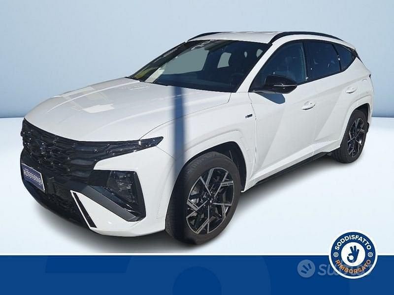 Usata Hyundai Tucson N Line 253 CV (186 kW) 2025 Bianco pastello SUV