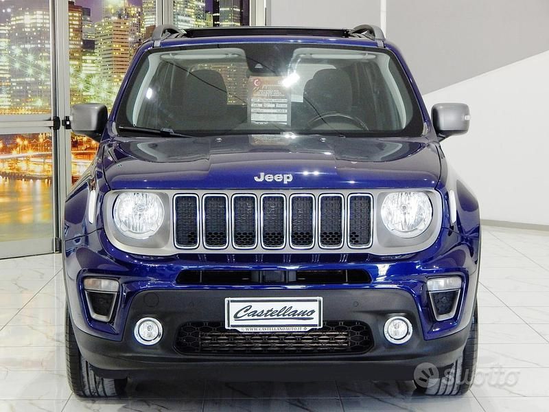 Usata Jeep Renegade Limited 140 CV (102 kW) 2019 Blu/azzurro SUV