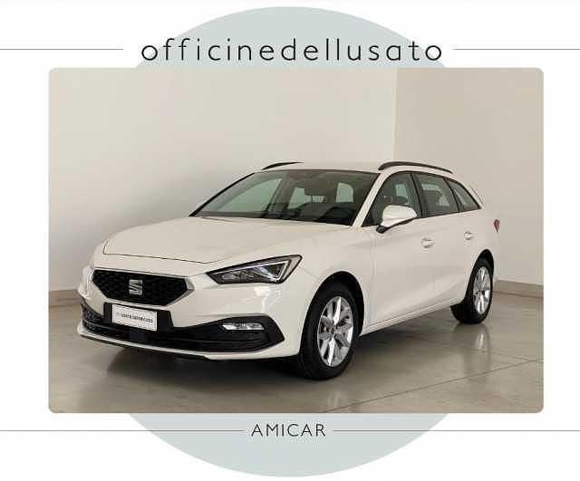 Usata Seat Leon Business 150 CV (110 kW) 2022 Bianco Berlina