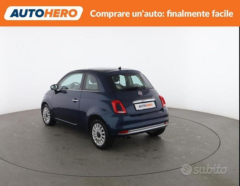 Usata Fiat 500 Lounge 95 CV (69 kW) 2019 Blu Utilitaria