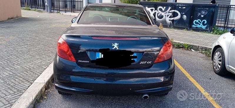 Usata Peugeot 207 CC 120 CV (88 kW) 2008 Nero Cabrio