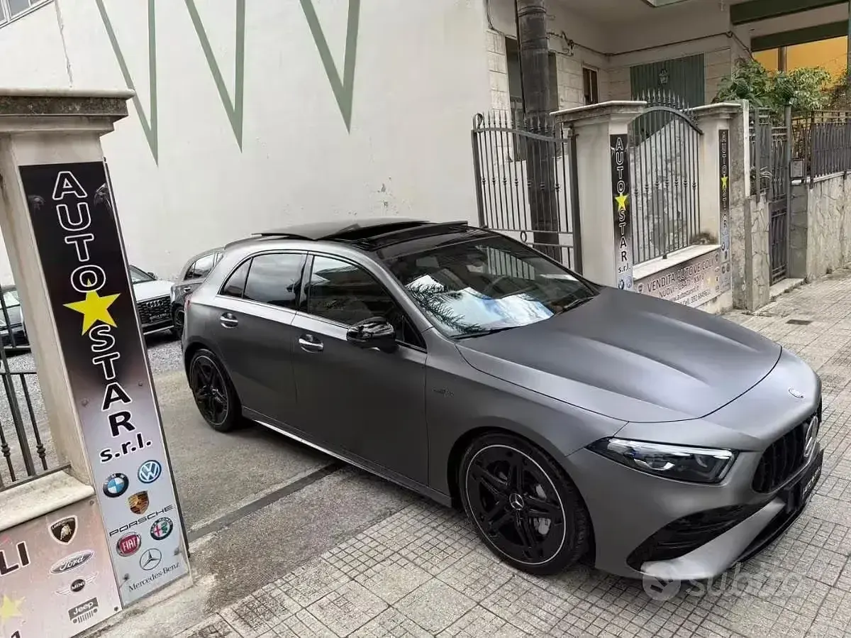 Usata Mercedes A35 AMG AMG Line Premium 305 CV (224 kW) 2023 Grigio Berlina