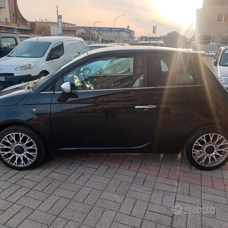 Usata Fiat 500 Sport 75 CV (55 kW) 2009 Nero Cabrio