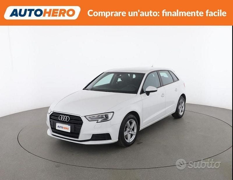 Usata Audi A3 110 CV (80 kW) 2017 Bianco Berlina
