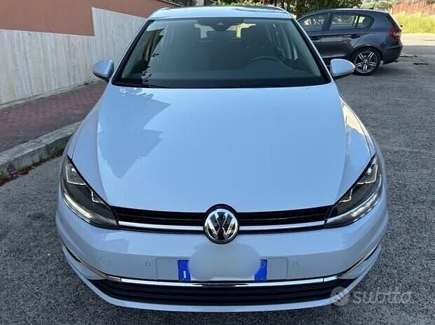 Usata VW Golf VII 115 CV (84 kW) 2018 Bianco Berlina
