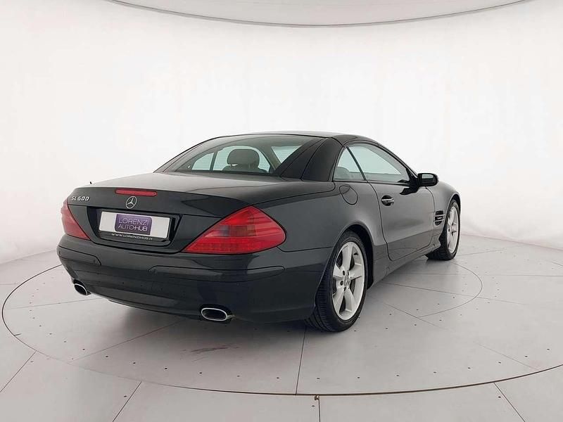 Usata Mercedes SL600 500 CV (367 kW) 2003 Nero Cabrio