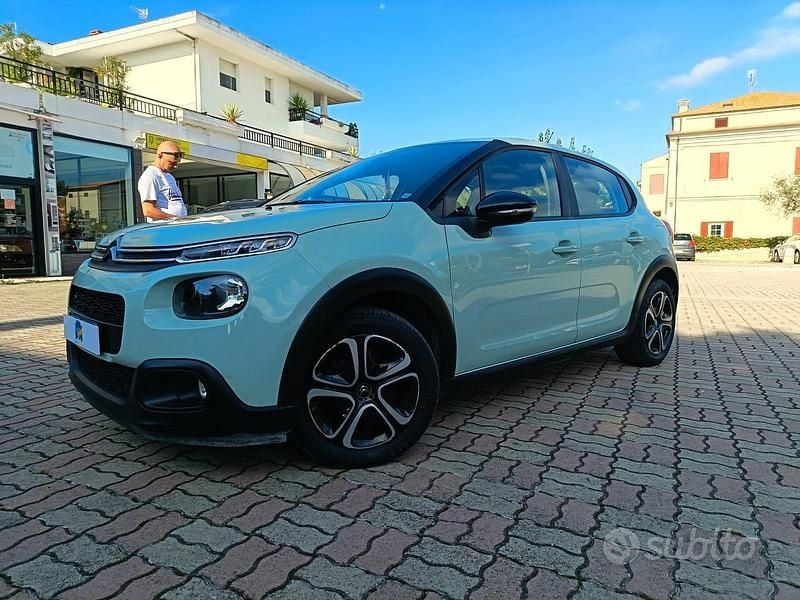 Usata Citroën C3 Feel 68 CV (50 kW) 2017 Blu Utilitaria