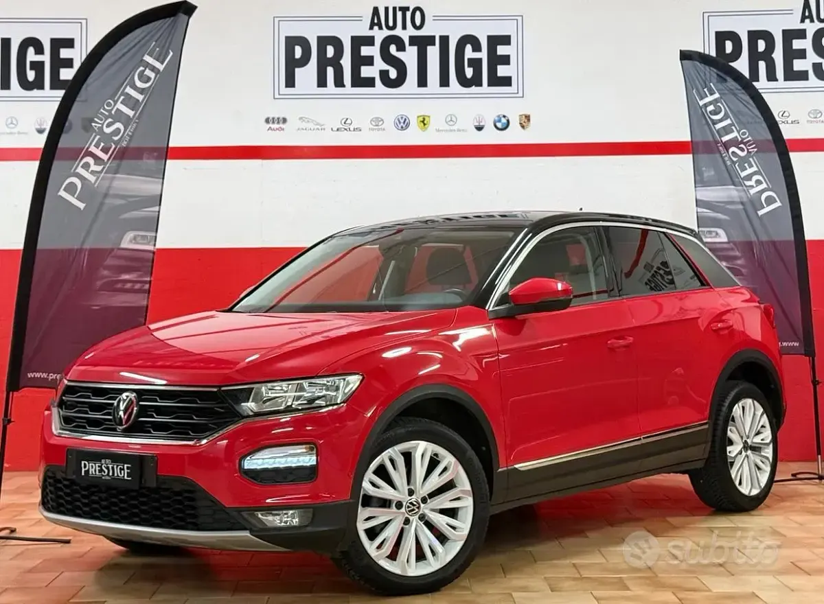 Usata VW T-Roc Style 110 CV (80 kW) 2021 Rosso SUV