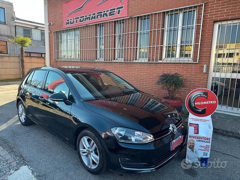 Usata VW Golf VII Highline 125 CV (91 kW) 2016 Nero Berlina