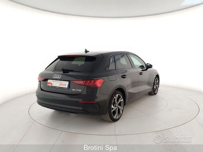 Usata Audi A3 Advanced 150 CV (110 kW) 2022 Nero mythos metallizzato Berlina