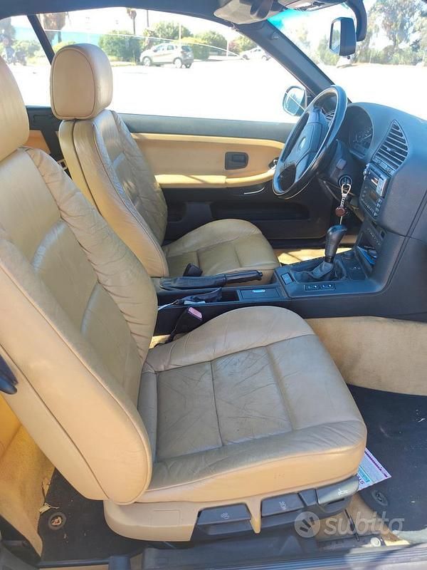 Usata BMW 320 Cabriolet 150 CV (110 kW) 1995 Verde Cabrio