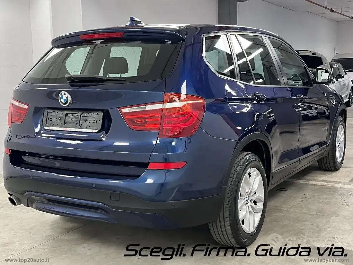 Usata BMW X3 Comfort Edition 190 CV (139 kW) 2017 Blu/azzurro SUV