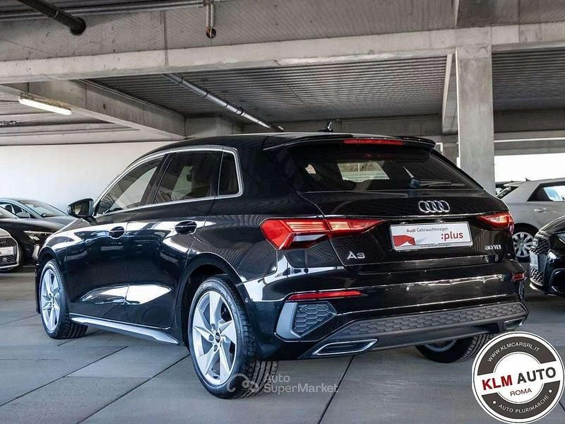 Usata Audi A3 S-Line 116 CV (85 kW) 2022 Nero Berlina