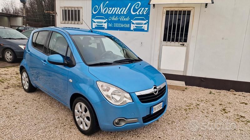 Usata Opel Agila Enjoy 86 CV (63 kW) 2009 Blu Monovolume