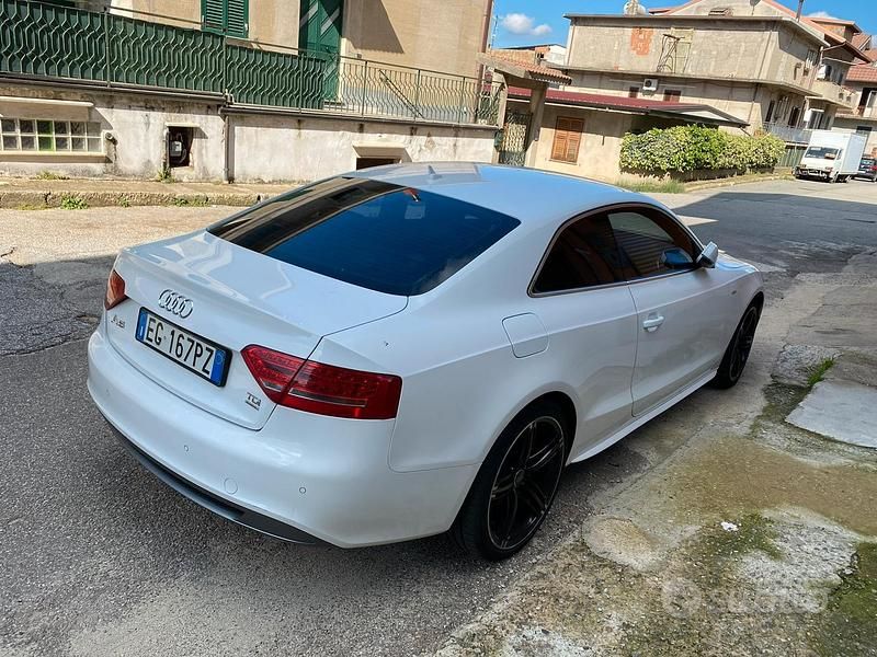 Usata Audi A5 S-Line 177 CV (130 kW) 2011 Bianco Coupé
